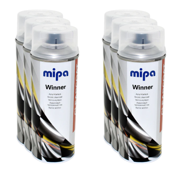 Mipa Spray Matt Lacquer (400ML) Box Clear Mipa Paints Limited