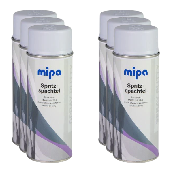 Mipa Spray Putty Grey (400ML) Box Grey Mipa Paints Limited