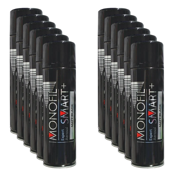 Monofil Smart+ Matt Black 500ml Box Black Monofil