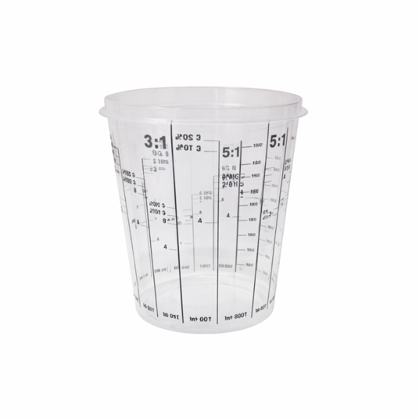 StarChem Polypropylene Paint Mixing Cup with measurement markings for precise mixing.