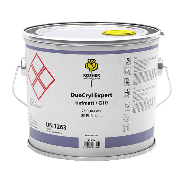 Tin of Rosner DuoCryl Expert G10 5 Litre paint