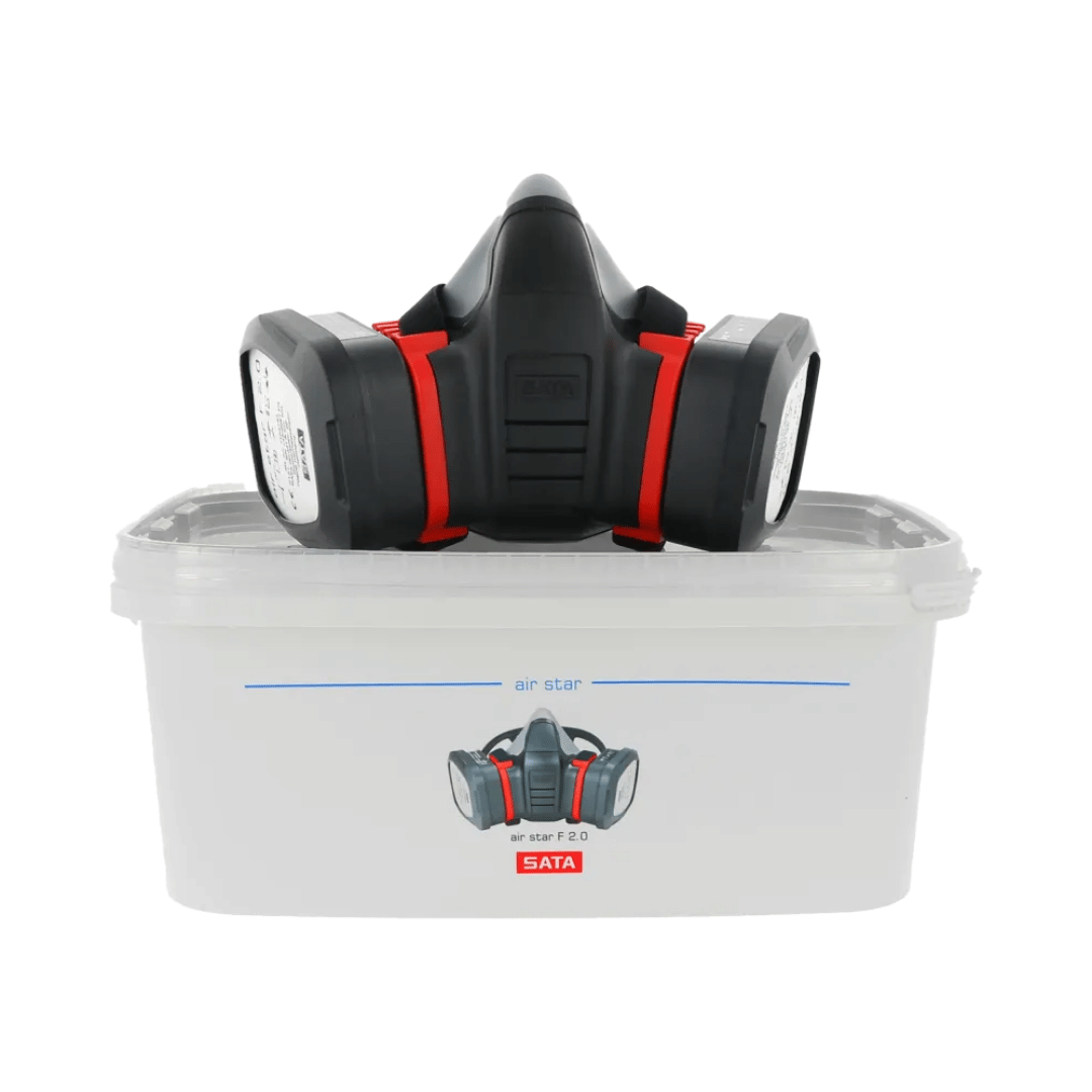 SATA Air Star F 2.0 Respiratory Protection Mask with A2:P3 RD Special Filter & Hygiene Storage Box