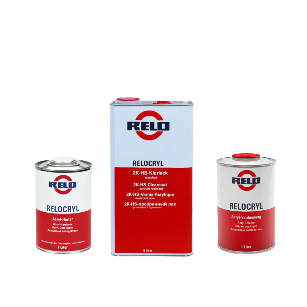 Relo Scratch Resistant Clearcoat Kit (Fast)