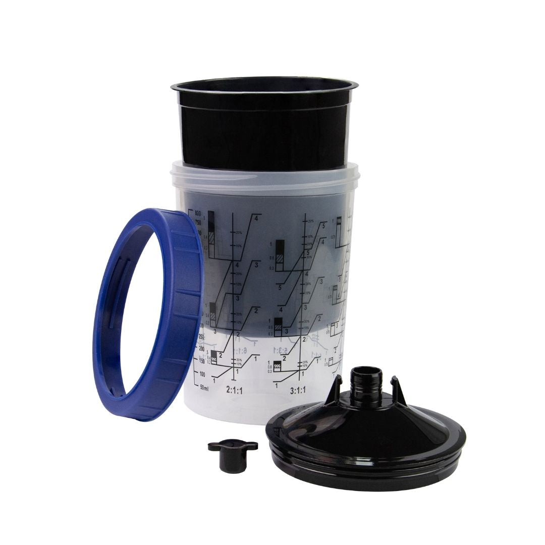 MP UV PCS 650ml Paint Cup System 125µm (Box of 50)