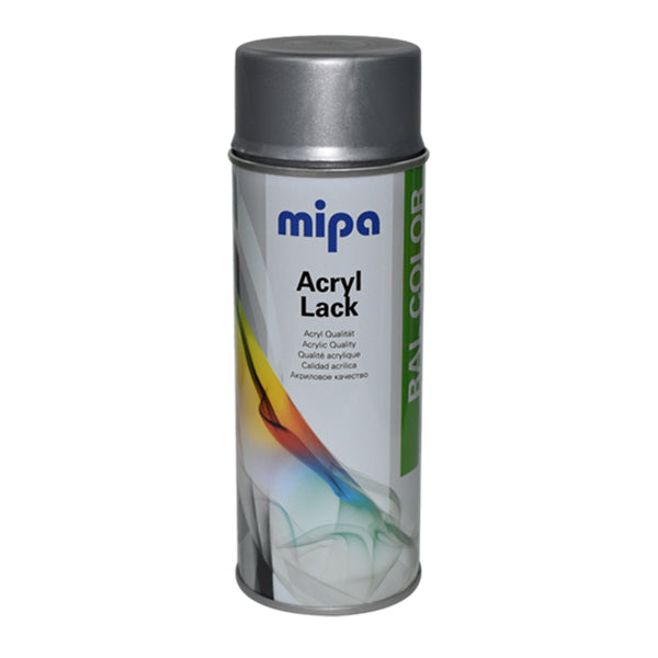 Mipa Ral 9007 Grey Aluminium 400ml Aerosol Can