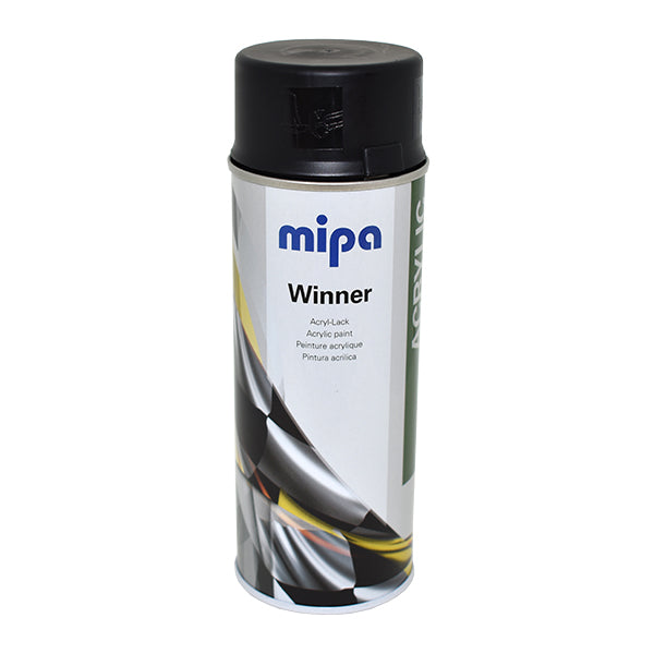 Mipa Spray Black Matt 400ml Aerosol Can