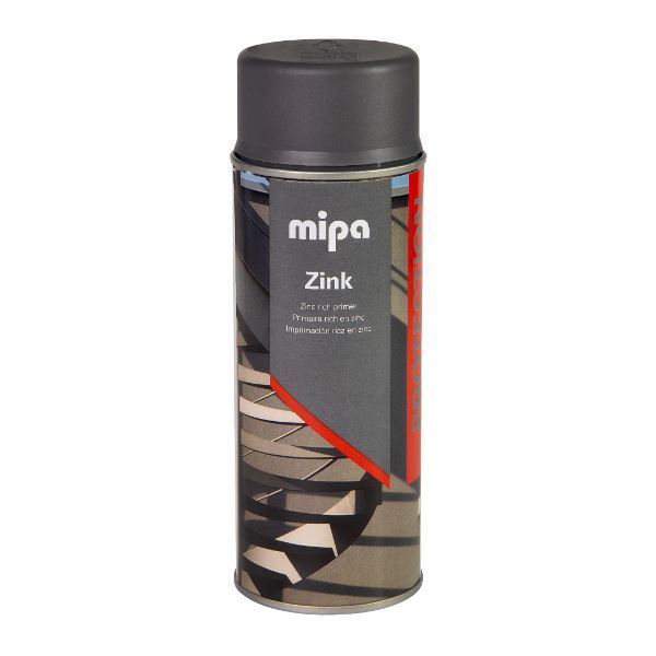 Mipa Zinc Spray Grey 400ml Aerosol Can