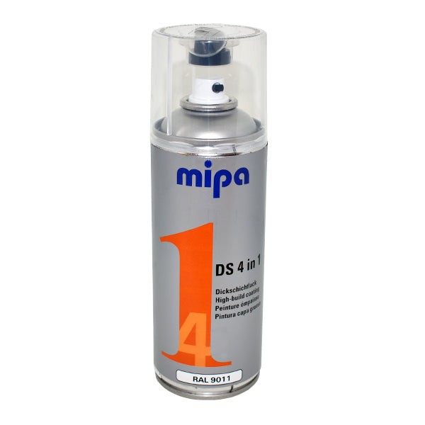 Mipa 4 In 1 DS Spray 9011 Graphite Black 400ml Aerosol Can