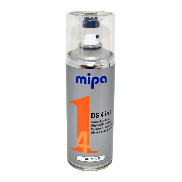 Mipa 4 In 1 DS Spray 9010 Pure White 400ml Aerosol Can