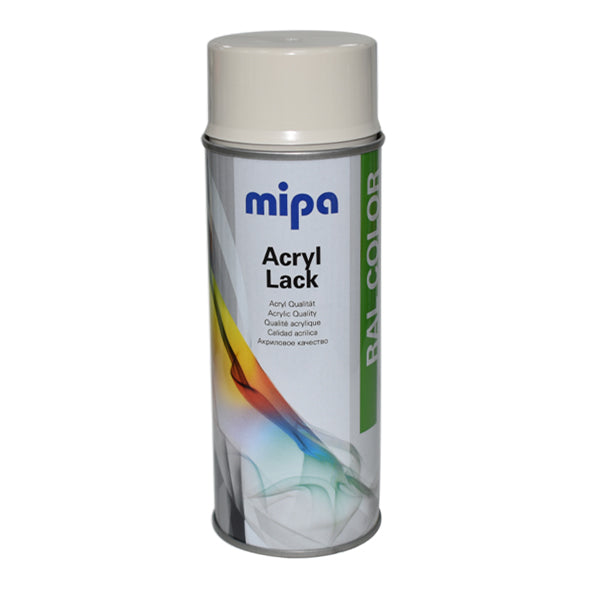 Mipa Ral 9001 Cream White 400ml Aerosol Can