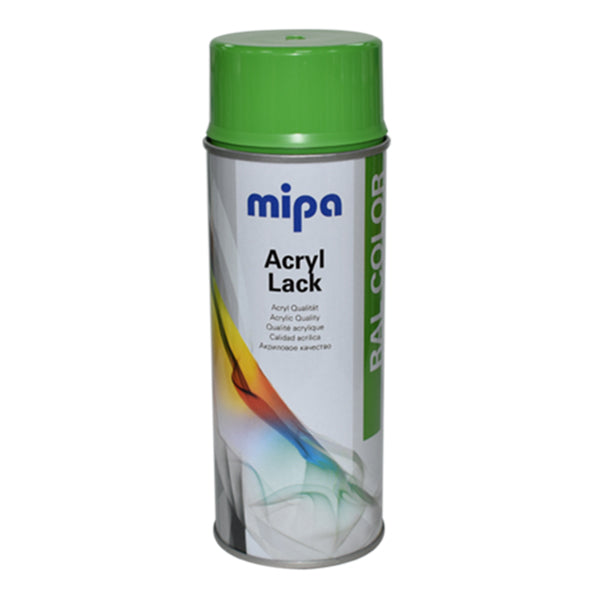 Mipa Ral 6018 Yellow Green 400ml Aerosol Can