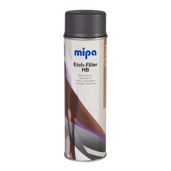 Mipa Etch Filler High Build Dark Grey 500ml Aerosol Can