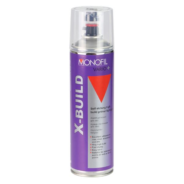 Monofil Vario Plus X Build Light Grey 500ml Aerosol Can