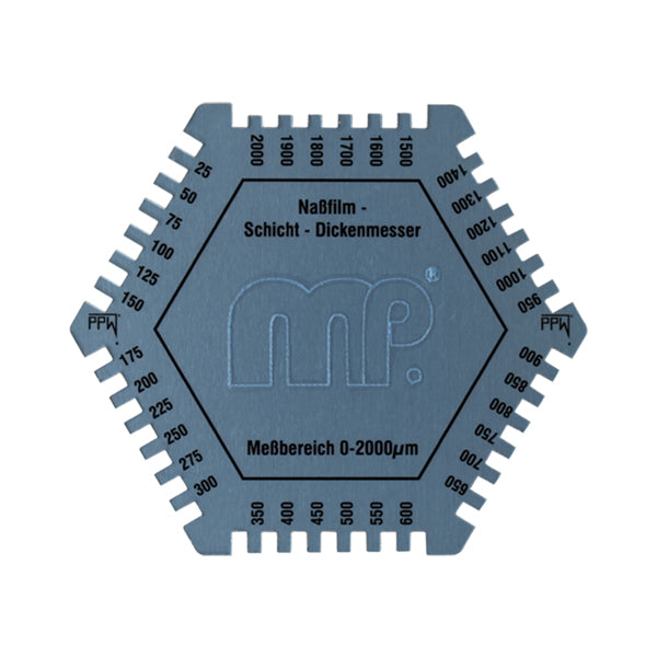 MP Hexagon Shaped Aluminium Paint Depth Guage